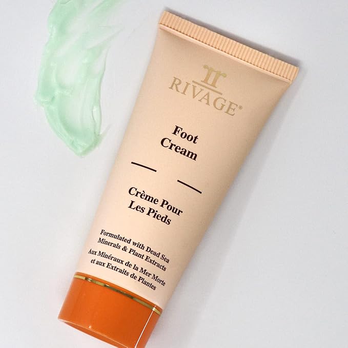 Rivage NATURAL DEAD SEA MINERALS FOOT CREAM 100ml FORMULATED with DEAD SEA MINERALS