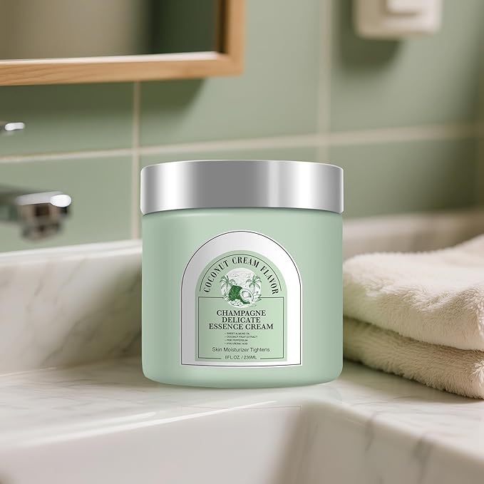 Champagne Lift Body Cream,with Pink Pepperslim Firming Essence Deeply Moisturizing Firming Body Cream.(Coconut Fragrance)