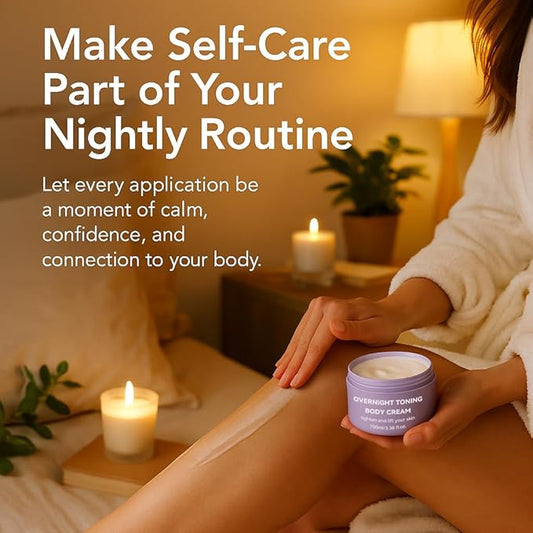 Overnight Toning Whip, Overnight Toning Body Firming Cream, Body Firming Whip That Works While You Sleep, Natural firming Oil Suitable for All Skin Types (1 PCS)