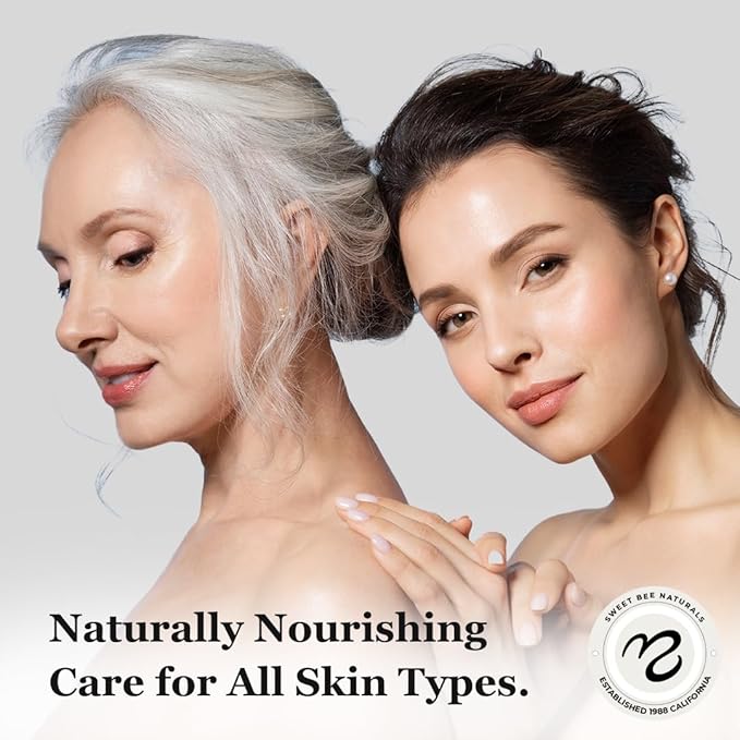 Sweet Bee Naturals Ultra Beauty Balm – Certified Organic Moisturizer Face Cream, Hydrating, Anti-Aging, Soothing, Firming, & Nourishing Facial Moisturizer, Face Lotion with Honey & Beeswax 2 oz