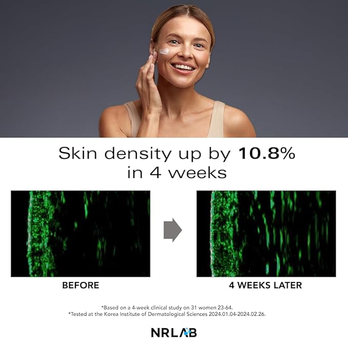 Anti-Aging Korean Serum with NR for Glass Skin– Hydrating, Anti-Aging, Firming & Brightening– Clinically Tested - K-Beauty Innovation - Korean Moisturizer – Ampoule-to-Cream Formula [1.52oz]