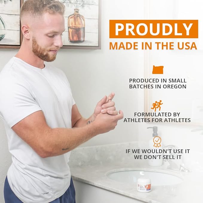 Shield Tea Tree Foot Cream with Lemongrass, Eucalyptus Oils to Soothe Eczema, Psoriasis, Rashes, Dry Itchy Feet 2 oz | Pair with Athlete's Foot Treatment, Ringworm Cream or other Foot Balms