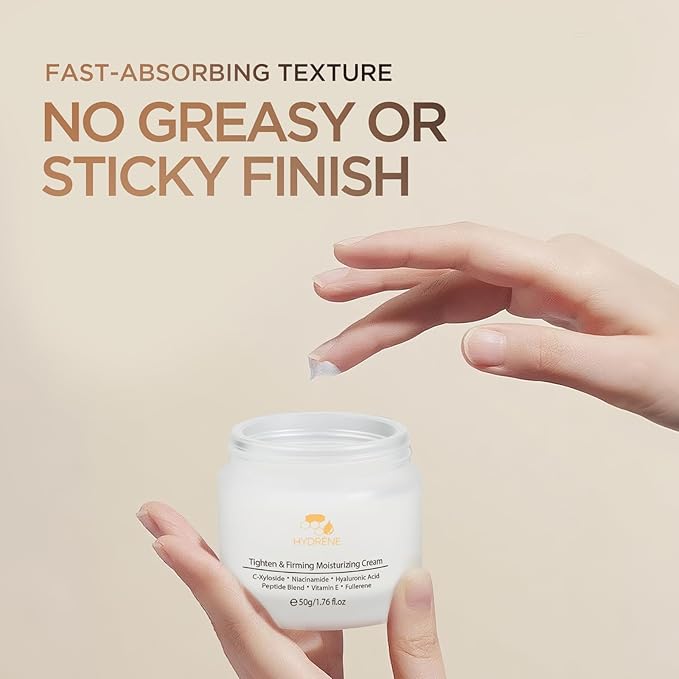 Night Cream for Women – Firming & Tightening Face Moisturizer with Niacinamide, Peptides, Hyaluronic Acid & Vitamin E – Hydrating Skincare for Dry, Mature Skin, 1.76 fl.oz