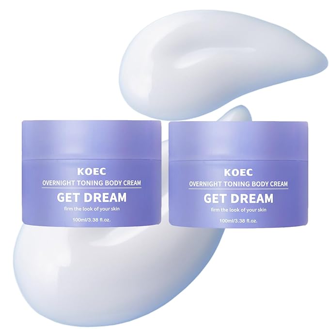 Overnight Toning Whip, Body Firming Cream for Cellulite & Loose Skin - Tightening Cream for Stomach Thighs Butt, Post-Weight Loss Treatment with Caffeine & Retinol | Fast-Acting & Non-Greasy (02)