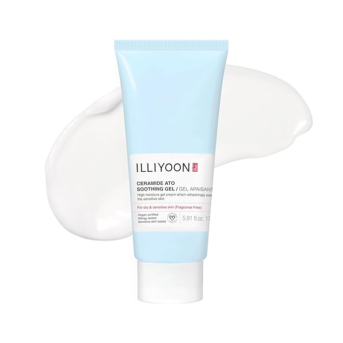 Illiyoon Ceramide Ato Soothing Gel - Vegan Facial Moisturizer for All Skin types, 5.9 Fl Oz (175ml)