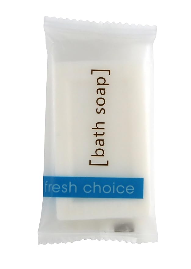 Bulk Hotel Soap, Individually Wrapped Bar Soaps, Mini Trial Size Toiletries, Bath Body Hand Soap for Vacation Rentals and Motel Guest Bathroom, 0.85 oz, Pack of 500