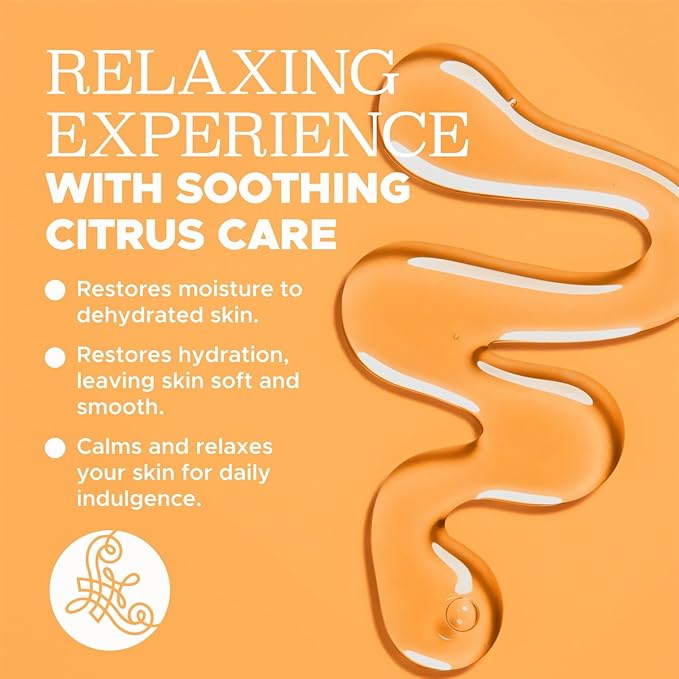 Luseta Citrus & Collagen Body Wash Nourishing & Refreshing Cleanser Enhances Skin Elasticity & Hydration Suitable for All Skin Types 33.8oz