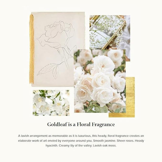 Thymes Goldleaf Perfumed Body Crème - Moisturizing Body Cream - Shea Butter Body Lotion with Vitamin E, jojoba Oil, and Honey for Skin Care Routine - Body and Hand Lotion for Women & Men (9.25 fl oz)