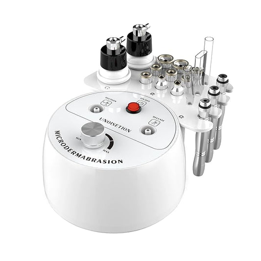 Diamond Microdermabrasion Machine Professional, 3 in 1 Dermabrasion Facial Peeling Skin Care Device for Salon Personal Home Use