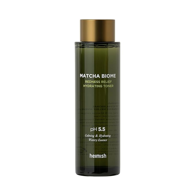HEIMISH Matcha Biome Redness Relief Hydrating Toner - Calming & Soothing, Moisturizing, Skin Balancing Face Toner with Matcha, Probiotics, for Sensitive Skin, pH 5.5, Trouble Care, 5.1fl.oz/150ml