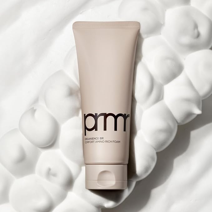 PRIMERA (PRMR Organience Amino Rich Foaming Facial Cleanser - Face Wash for Sensitive Skin, SkinBarrier Strengthening, Clinically Tested, 5.07 Fl Oz (150ml)