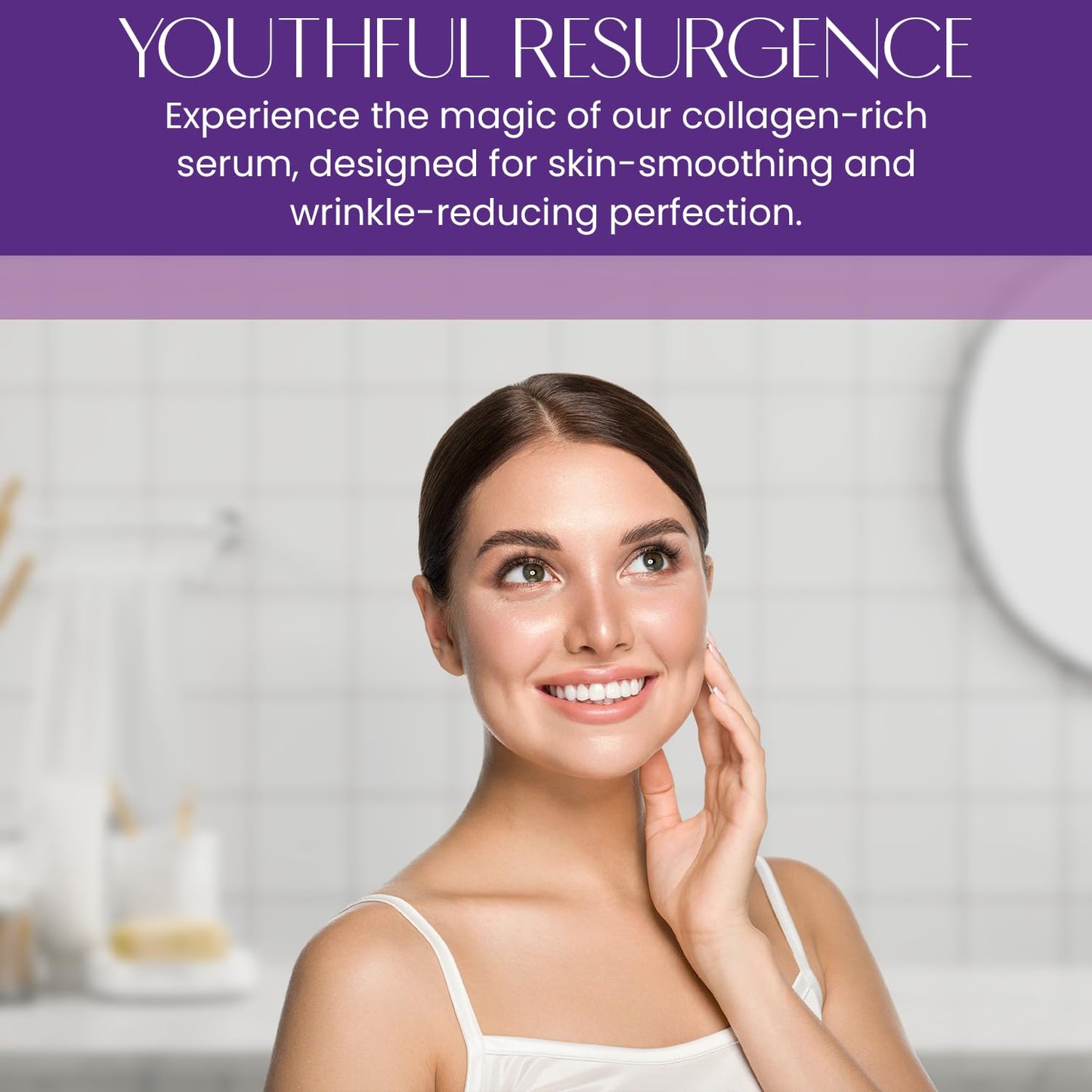 Collagen Face Serum - Dermatologist Tested, Anti-Aging, Skin Tightening, Hydrating - Clean Beauty, Cruelty-Free Korean Skin Care for All Skin Types - 1.69 Fl. Oz