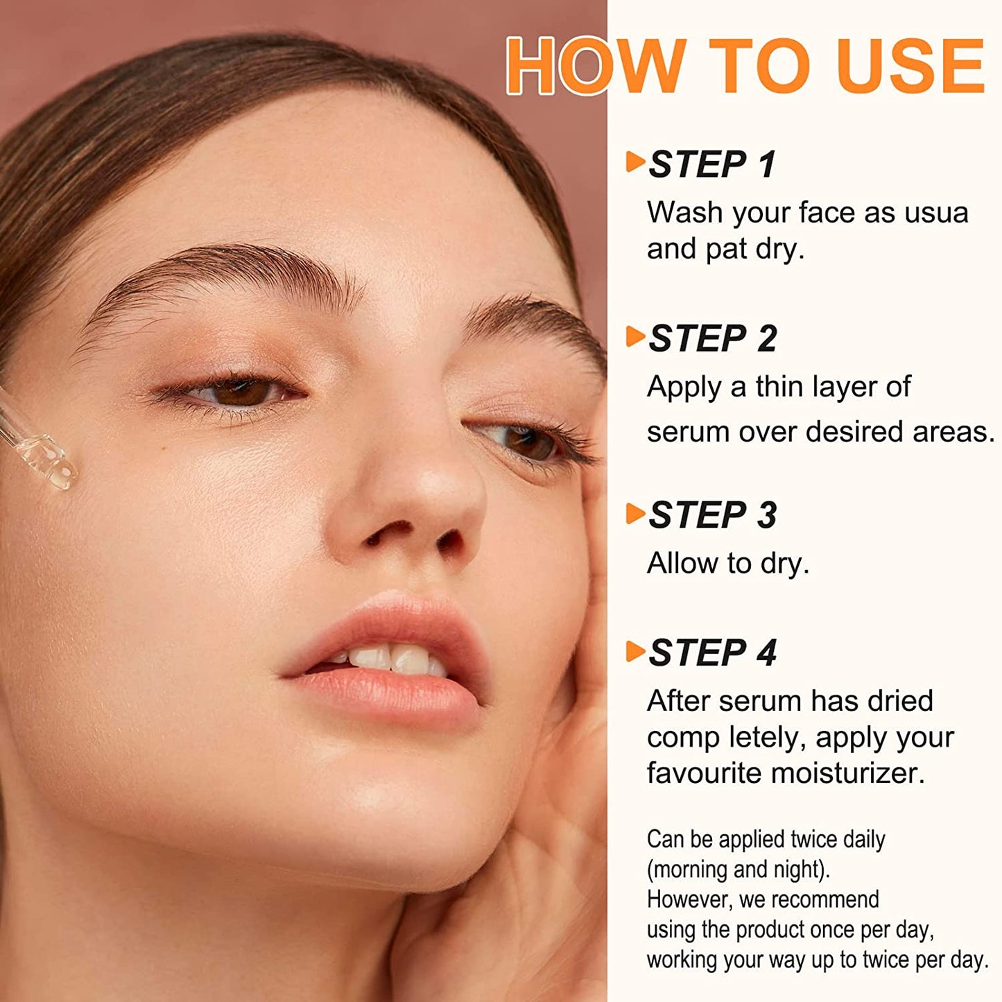 Premium 20% Vitamin C Serum with Hyaluronic Acid, Retinol & Amino Acids – Anti Aging Face Serum for Wrinkles, Hydrating & Collagen Boosting Korean Skin Care, 60ml