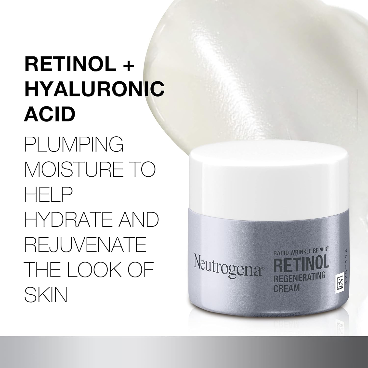 Neutrogena Rapid Wrinkle Repair Retinol Face Moisturizer with Hyaluronic Acid – Anti-Aging Face Cream + Bonus Hydro Boost Facial Cleanser, 1.7 oz + 0.5 oz Set ✨💧
