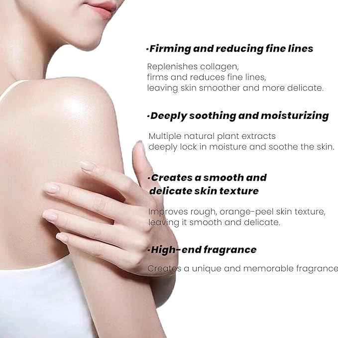 Champagne Lift Body Creme – Luxe-Lift Firming Complex & Pink Pepperslim for Tightened, Hydrated Skin (Vanilla)