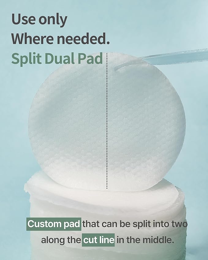 O’Earth Mild Calming Vegan Toner Pad - Dual-Textured, Exfoliating, Soothing, Moisturizing with Dandelions & Hyaluronic Acid, EWG Green Certified, 90 Pads