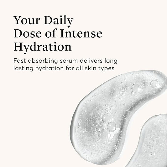 Hyaluronic Acid Serum for Face (1 Fl Oz) Gel Serum for Face, Hydrate, Plump, Brighten, Tone and Smooth the Appearance of Wrinkles, for All Skin Types, By Silver Mirror