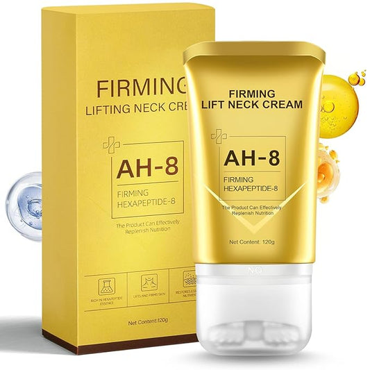 AH-8 Firming Neck Cream for Crepey Skin Body Care Comfort- Neck Firming Cream Contains Hexapeptide, Moisturizing, Tightening Lotions Cosmetic Skin Care & Repair for Women and men, Day & Night Use