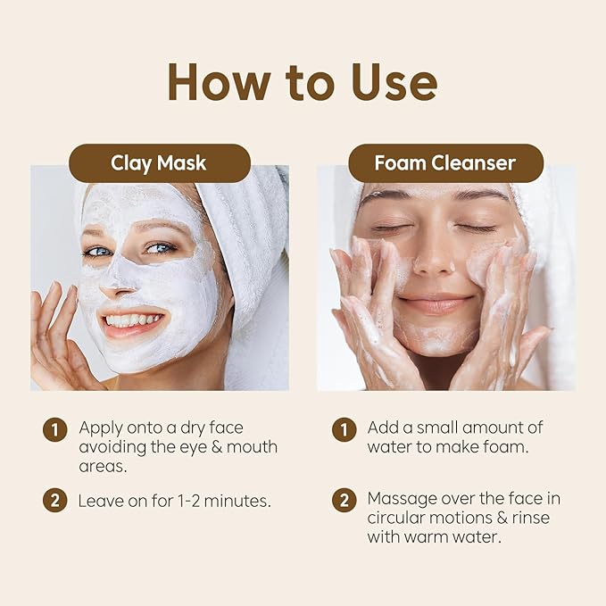 THANKYOU FARMER Rice Pure 2-IN-1 Korean Clay Mask to Foam Cleanser 5.27 fl.oz, Removes Excess Oil, Removing Dead Skin Cells, Soft Skin, Pore Purifying, Dermatologist Tested Korean Face Wash