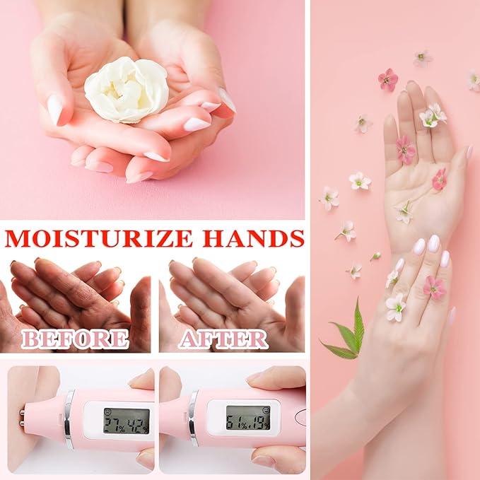 10 Pack Natural Botanical Fragrance Hand Cream Travel Gift Set for Chapped and Work Hands,Moisturizing Mini Hand Lotion Travel Size for Men and Women,with Natural Shea Butter and Aloe Vera - 30ml