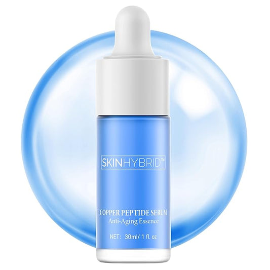 Anti-Aging Essence | Copper Peptides Serum for Face | Revolutionary Anti Aging Facial Serum for Firm, Smooth & Radiant Skin | Copper Peptide Serum + Niacinamide & Collagen (30ml /1 Fl oz)