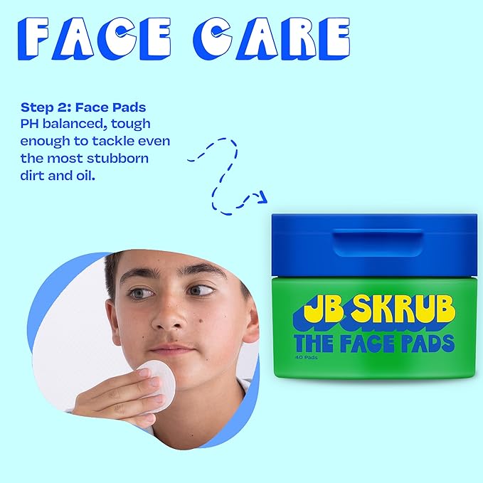 The Face Kit – Pimple Patches, Pads, Wash & Lotion – Complete Skincare Set for Kids, Tweens & Teens