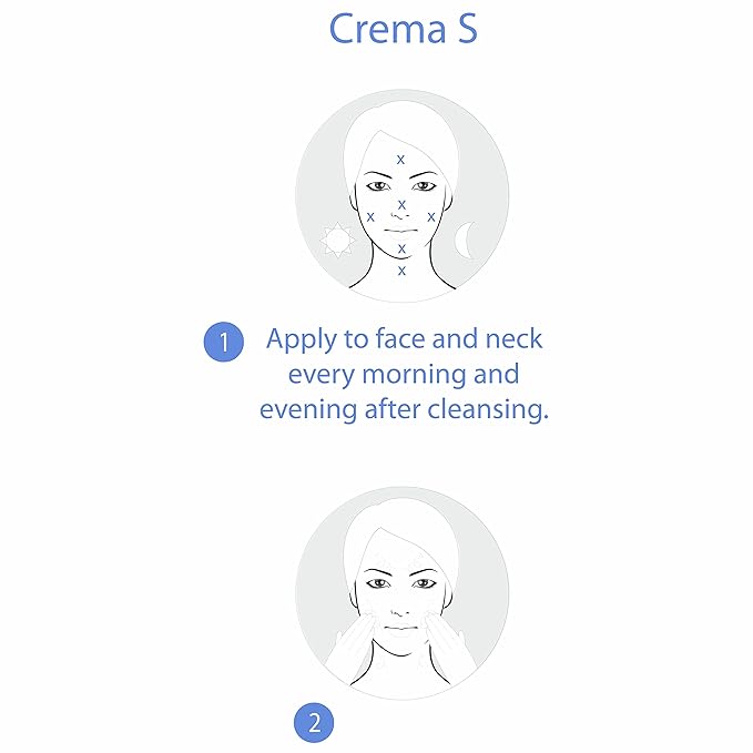 Pond's Crema S Nourishing Face Moisturizer for Women, Skin Care Facial Moisturizer Cream for Dry to Very Dry Skin, Nourishes for up to 24 hours 14.1 oz (Pack of 2)
