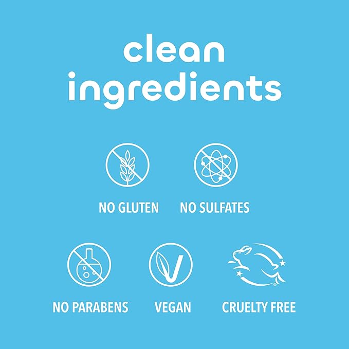 Seaweed Bath Co. Hydrate Body Wash - Unscented - Foaming Shower Gel Cleanser with Natural Ingredients - Fragrance Free and Gentle - Good For Sensitive Skin - 12 oz