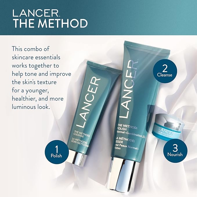 Lancer Skincare The Method: Nourish Women’s Anti-Aging Moisturizer with Hyaluronic Acid, Daily Face Moisturizer, Normal or Combination Skin