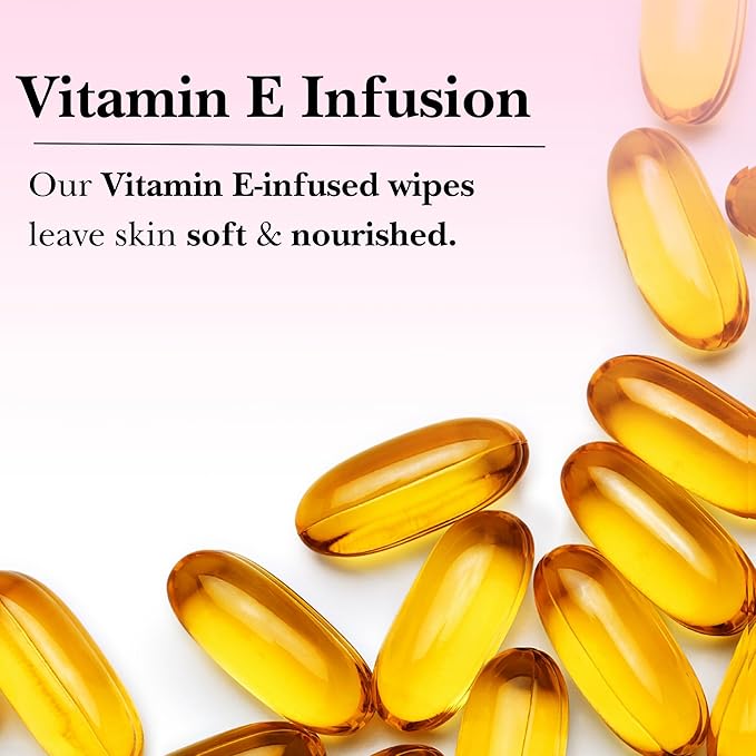 Mivida Hypoallergenic Makeup Remover Wipes | Daily Cleansing Facial Towelettes with Vitamin E For Sensitive Skin | 50 Count Fragrance-Free, Alcohol-Free Face Wipes