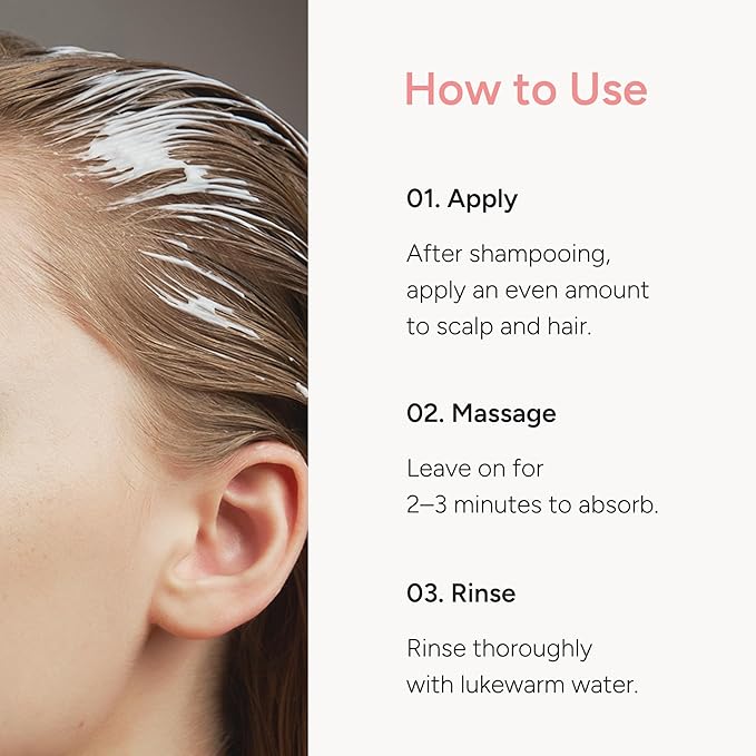 Scented Repair Treatment Mask – Protein Enriched Deep Korean Hair Conditioner for Damaged – 17 Amino Acids, Botanical Oils, Shea Butter & Ceramide, White Floral Musk, 100 ml / 3.4 fl oz