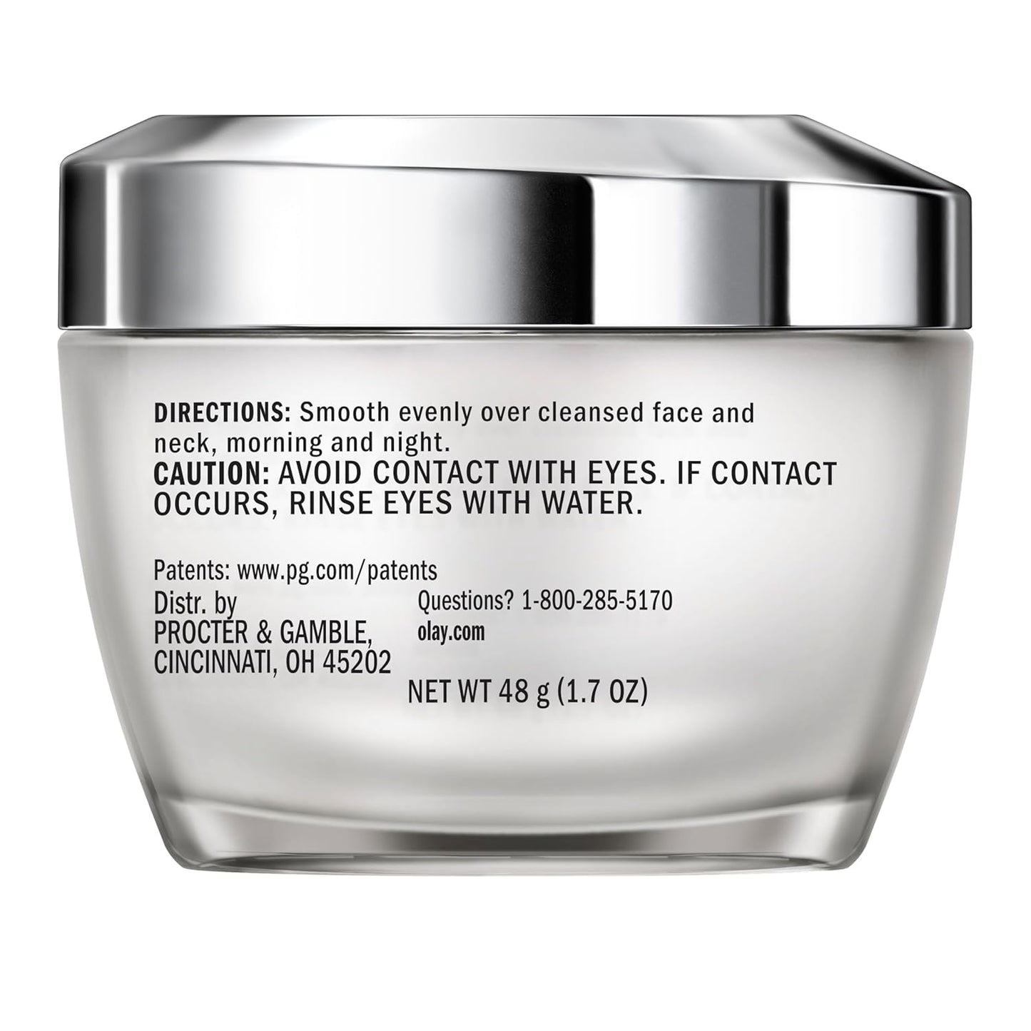 Collagen Peptide Face Moisturizer for Women – Firming, Hydrating & Anti-Aging Cream with Niacinamide, Fragrance-Free & Non-Greasy, Smooths Fine Lines & Tightens Skin, 1.7 oz