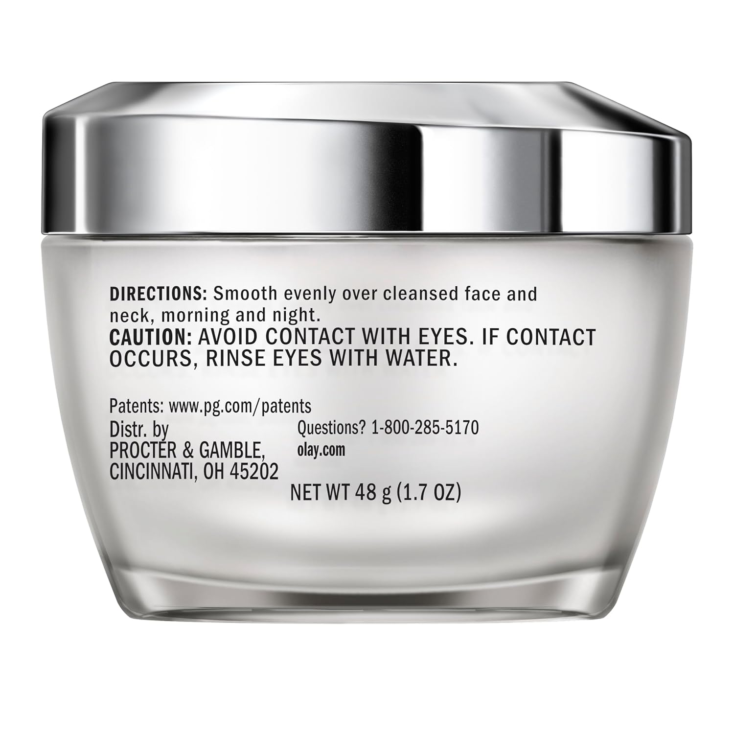 Collagen Peptide Face Moisturizer for Women – Firming, Hydrating & Anti-Aging Cream with Niacinamide, Fragrance-Free & Non-Greasy, Smooths Fine Lines & Tightens Skin, 1.7 oz