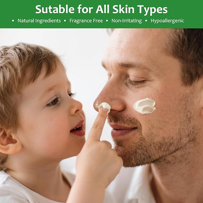 Beef Tallow for Skin, 100% Organic Grass-Fed Whipped Beef Tallow & Honey Balm, Deeply Moisturizing Face & Body Cream for All Skin Types, 2.12 OZ