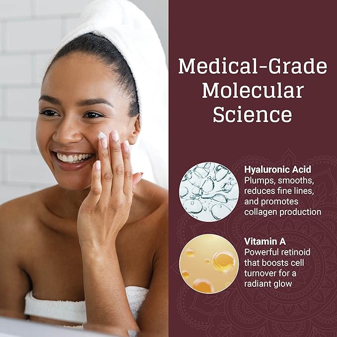 AVYA Night Moisturizer (1.7oz) - Advanced Ayurvedic Skincare/Retinol Cream with Antioxidants/Reduces Fine Lines and Wrinkles