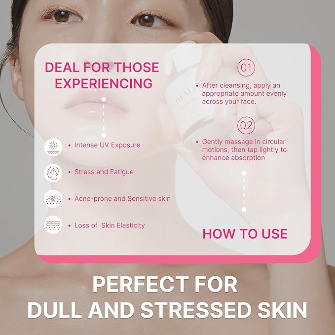 Toning Active Ampoule–Brightening, Hydrating&Soothing with Tranexamic Acid, Niacinamide&Hyaluronic Acid, Dark Spot Correction, Gentle for Sensitive Skin, Korean Skin Care, 50ml/1.69 fl.oz