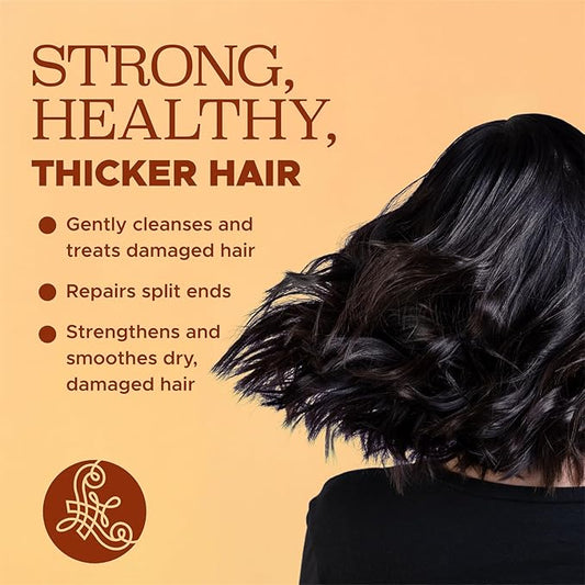 Luseta Turmeric & Collagen Hair Serum for Damaged and Thining Hair, Strengthening Oil Treatment Preventing breakage for Women and Men Adding Shine 3.38oz