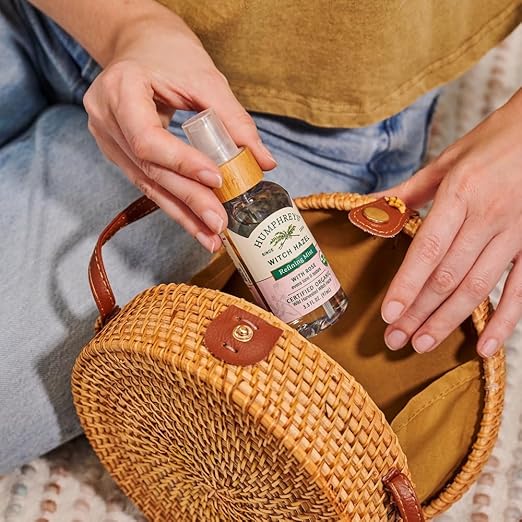 Humphreys Witch Hazel Refining Toner Mist Spray | Pore-Refining Facial Toner | USDA Organic| Soothing Rose Water | Travel Size 3.3 Fl Oz | Vegan & Cruelty-Free | for All Skin Types