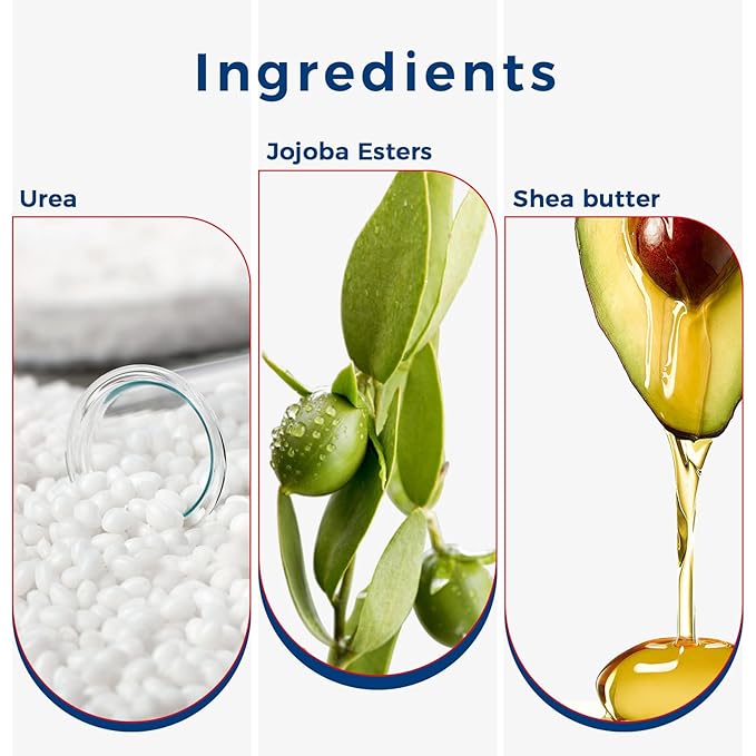 OUKEYA NEW FORMULA Urea Cream 40 Percent for Feet Maximum Strength, Hand Heels Dry Cracked Treatment Lotion for Knees & Elbows, Foot Dead Skin Cuticle Callus Remover Toenail Softener, 5.29 oz