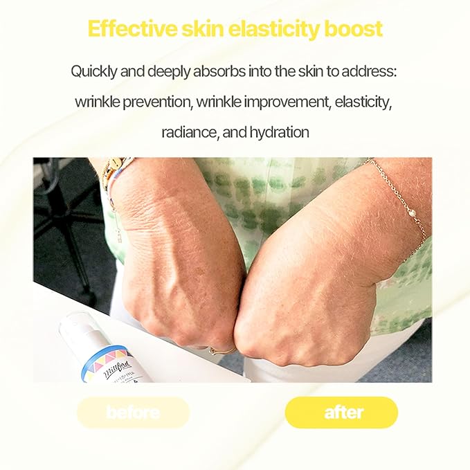 Vita A & Collagen Rich Cream 80ml/2.7 Oz, Fish/Marine Collagen, Face Cream, Anti Aging, Facial Moisturizer, Wrinkes, Fine Lines, Retinyl Palmitate, Korean Skincare