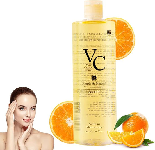 VC Toner,VC Toner Refreshing Hydrating Rejuvenating,Hydrating Facial Toner,Refreshing Water Lotion for All Skin Types,300ML