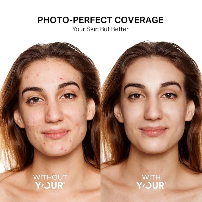 Y’OUR Tinted Moisturizer: Hydrating & Anti-Aging Tinted SPF 30, UV Protection Makeup; Sheer to Medium, Buildable Coverage; Oil-Free for Dry, Oily & Combination Skin. Made in USA. 1.35 fl. oz (Deep)