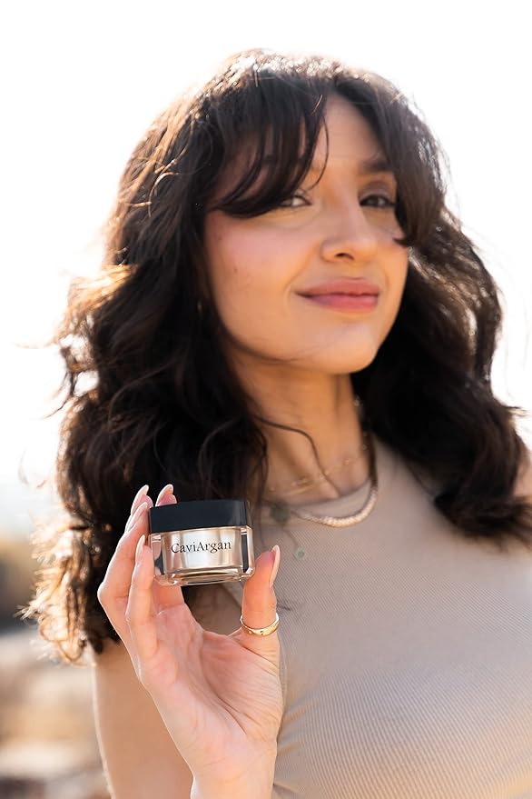 Essence Of Argan Caviargan Anti Wrinkle Cream with Argan Oil, Matrixyl & Botanicals - Hydrating Moisturizer Face Cream - Anti-Aging Formula for Reducing Fine Lines and Dullness - 1 Fl Oz