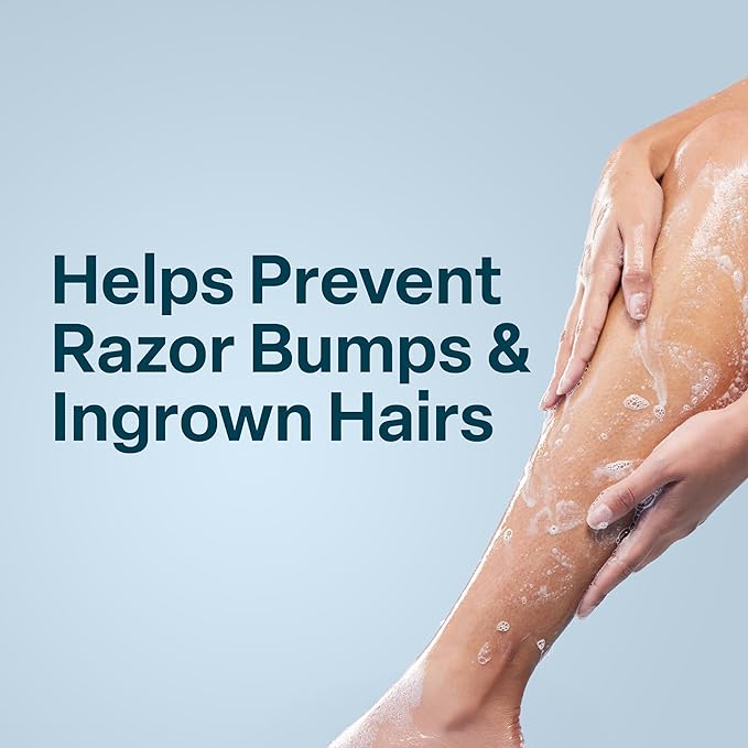 QRxLabs Glycolic Acid Face Wash Gel Cleanser - 6 fl oz - Exfoliating Facial Cleanser & Ingrown Hair Treatment for Blemish-Prone Skin