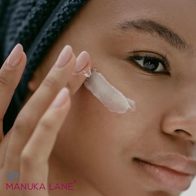 Manuka Lane Natural Eye Cream Moisturizer with Manuka Honey, Eyebright, Vitamin E, and Lanolin – Nature’s Most Powerful Defense Against Dark Circles Under-Eye Bags, Dark Circles and Puffiness