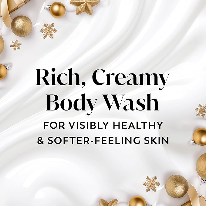 Olay Body Wash for Women, Hydrating & Moisturizing, Holiday Edition, With Plant Based Cleansers, B3 Complex, For All Skin Types, Spoonful of Sugar with Glazed Crème & Vanilla Custard Scent, 22 fl oz