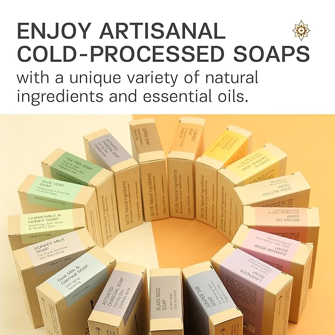 AUTHENTIC BATH & SOAP - Activated Charcoal Soap Bar - Cold Processed, Cleansing & Detoxifying Wash for Men & Women, Handmade, Cruelty Free, Vegan, no Parabens or Sulfates. (Pack of 2) 4.2 Oz Each