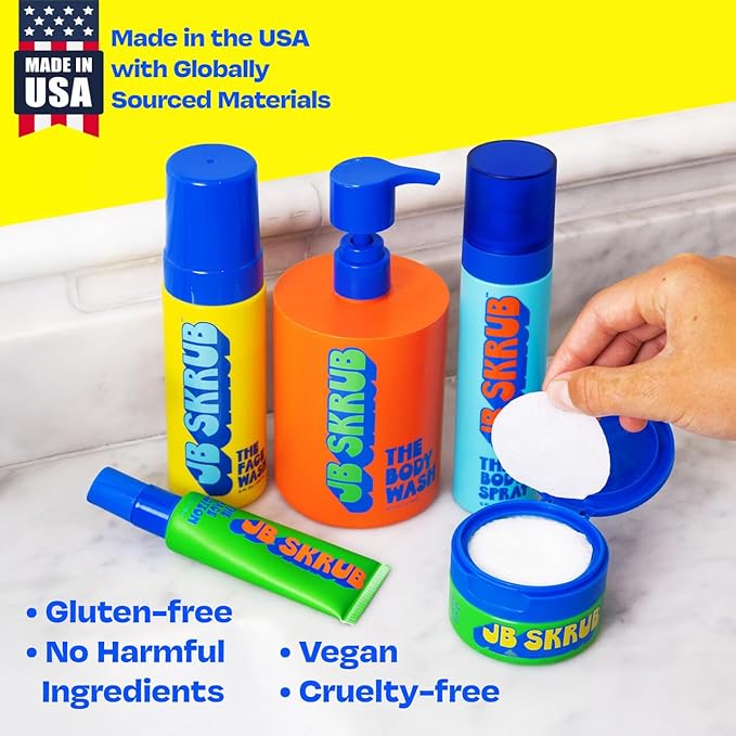 The Ultimate Bundle - Complete Skin Care Set for Kids, Tweens, and Teens, Includes Body Wash, Body Spray, Acne Face Wash, Pads, and Lotion