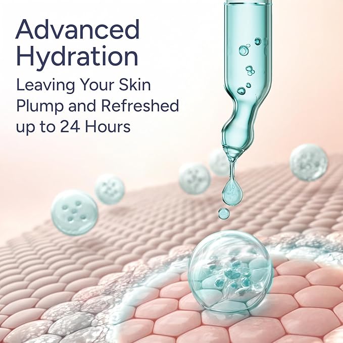 Red Light Therapy Activation Serum for Face and Neck - for Facial Wand, Red Light Therapy & Microcurrent Facial Device - Natural Formula - Blue Tansy, Hyaluronic Acid, Golden Chamomile, Aloe Vera