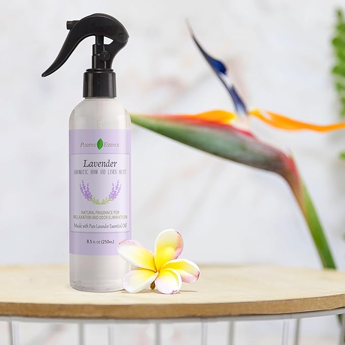 Lavender Room Spray, Linen Freshener Made with Pure Lavender Essential Oil, Natural Pillow Spray, Relaxing Home Fragrance, Sleep Spray, and Bathroom Spray (8.5 fl oz)